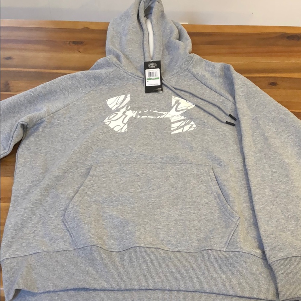 Womens Under Armour grey hoodie